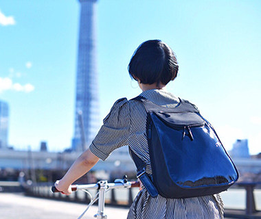 街歩きリュックのデザイン